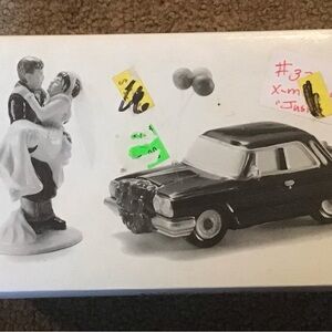 Department 56 Snow Village Just Married 54879 w/box Vintage